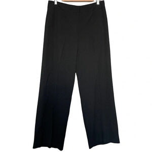 Chico’s Black Wide Leg Trousers  Work Pants Size 1.5 Reg / US 10
